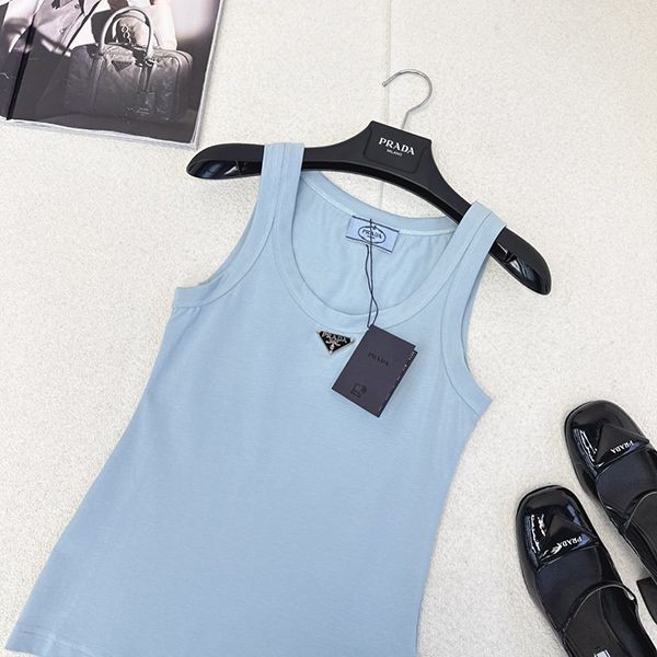 新作 プラダ リブニットコピー ジャージー タンクトップ pul42305